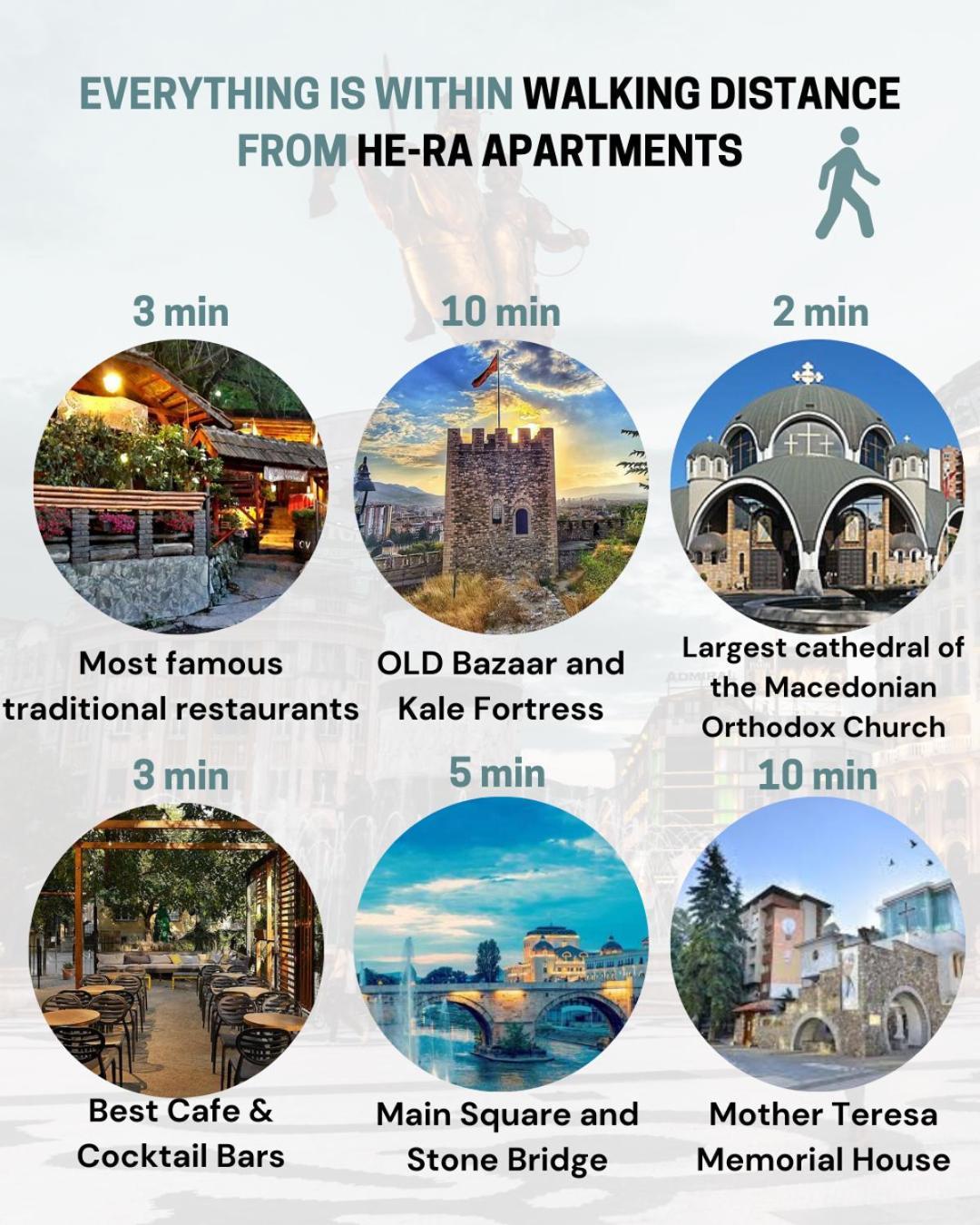 He-Ra Apartments With Free Parking Скопье Экстерьер фото